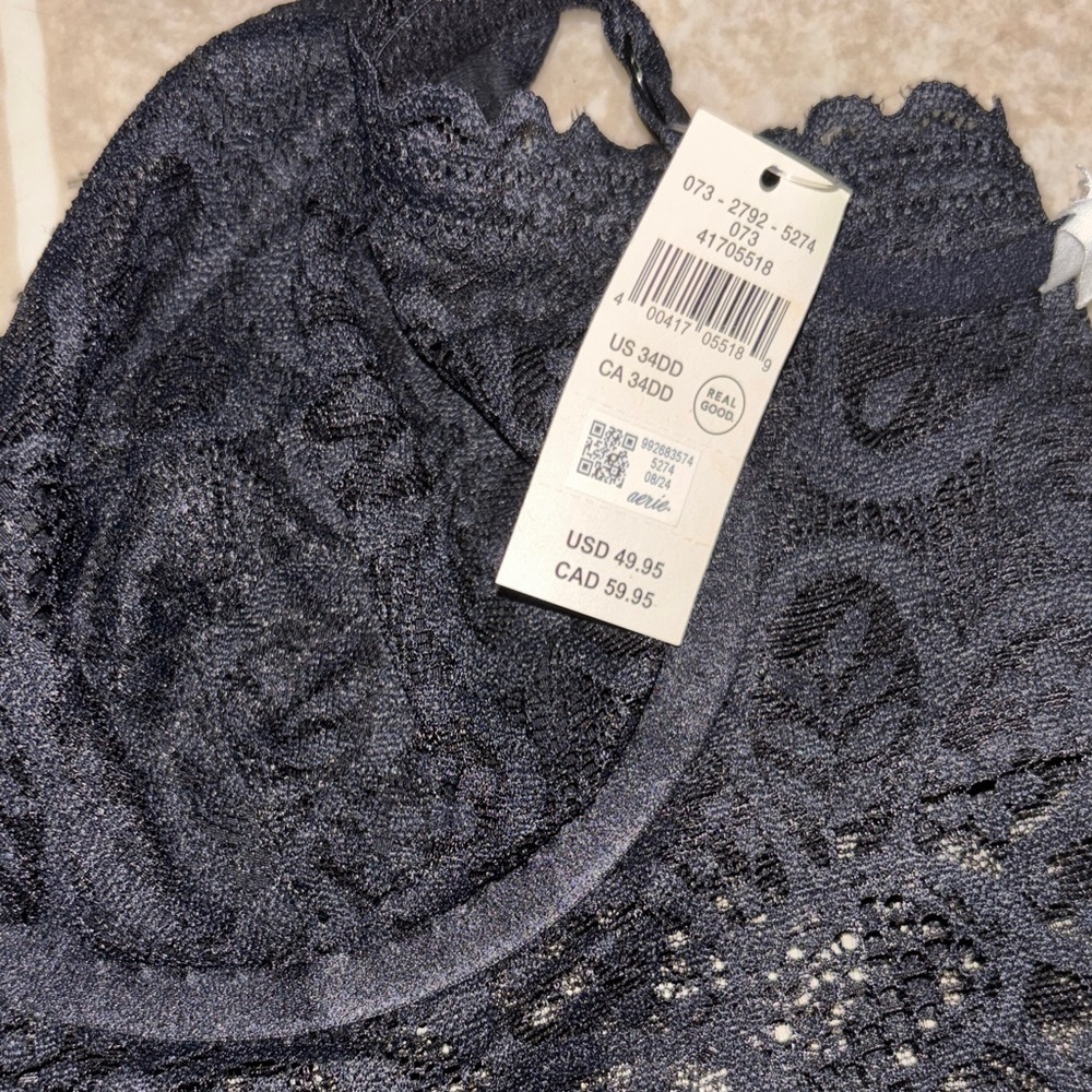 Aerie
Show Off Coquette Lace Unlined Bra - Picture 7 of 9